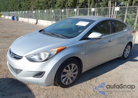 2013 Hyundai Elantra Gls z USA, uszkodzony, nr VIN 5NPDH4AE1DH187382
